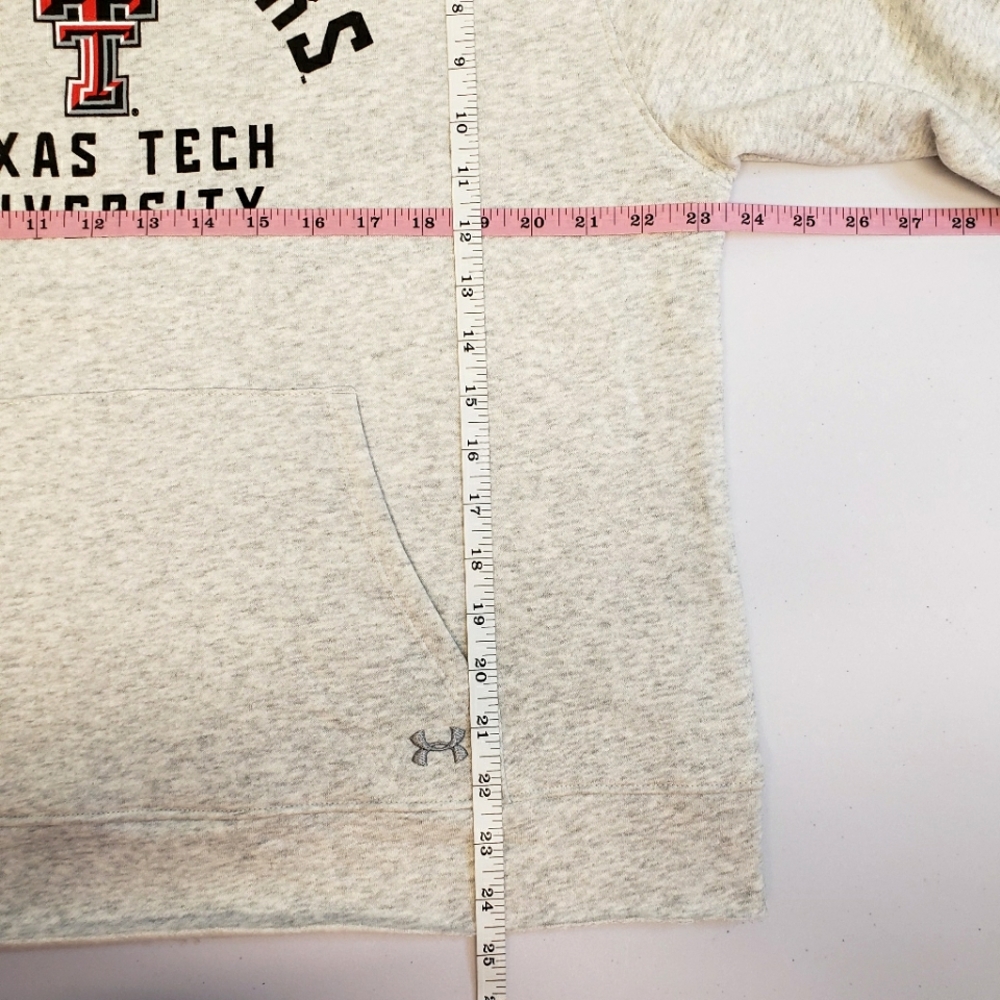 UNDER ARMOUR Texas Tech Red Raiders Fleece Hoodie Jersey--NWT--L - Picture 13 of 13